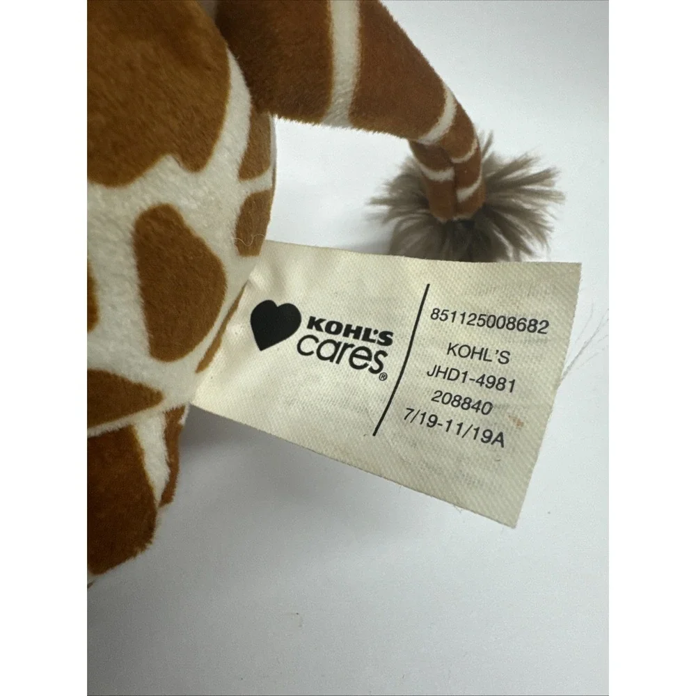 Kohls Cares Giraffe Plush Stuffed Animal Soft Toy 2019 Giraffe Problems 12